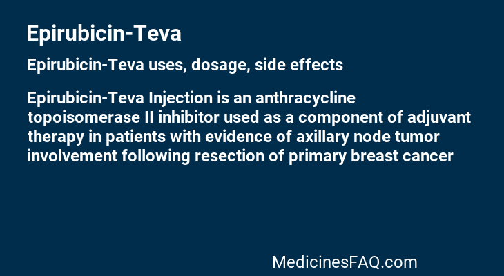 Epirubicin-Teva