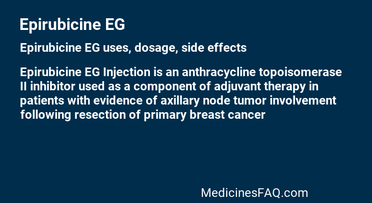 Epirubicine EG