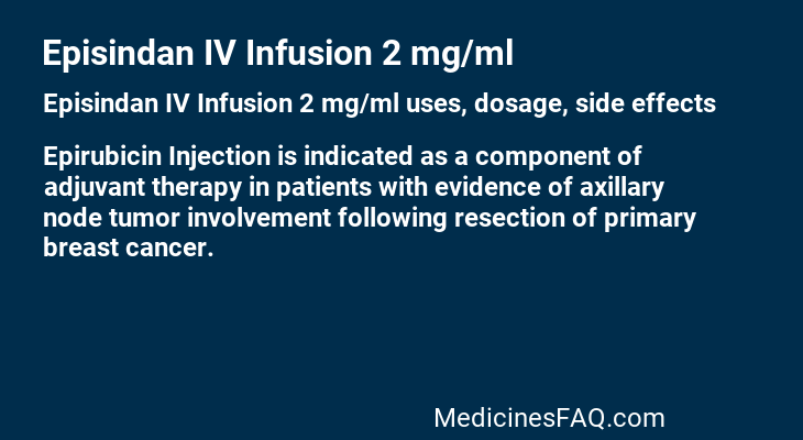 Episindan IV Infusion 2 mg/ml