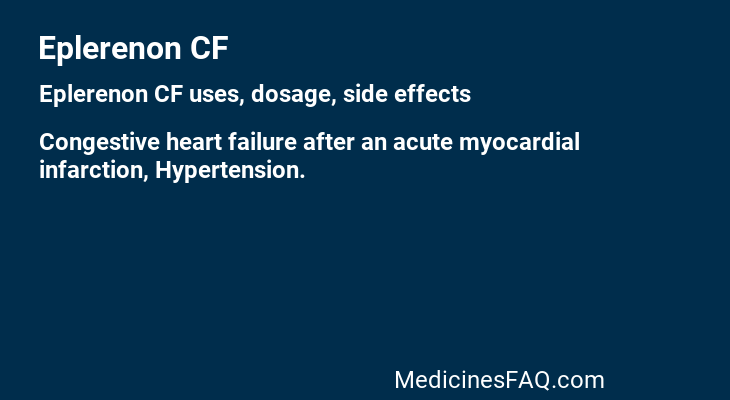 Eplerenon CF