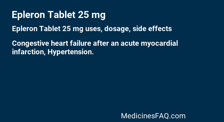 Epleron Tablet 25 mg