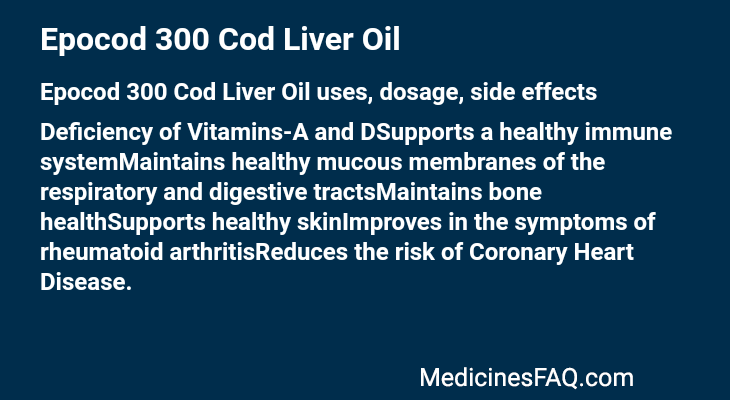 Epocod 300 Cod Liver Oil