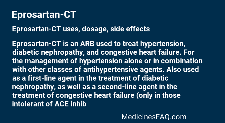 Eprosartan-CT