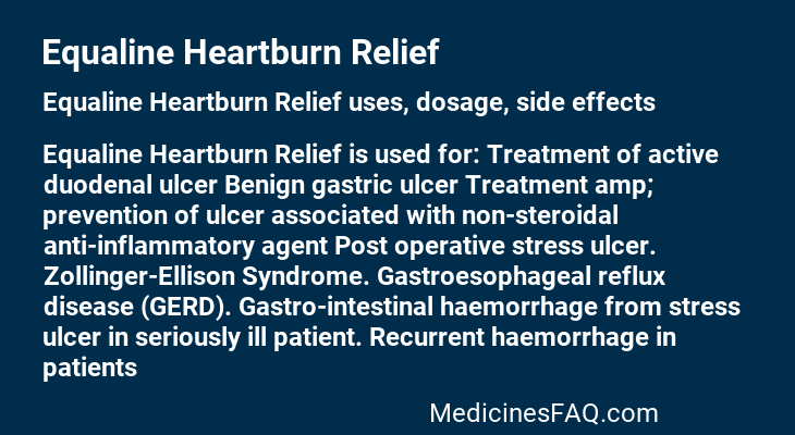 Equaline Heartburn Relief