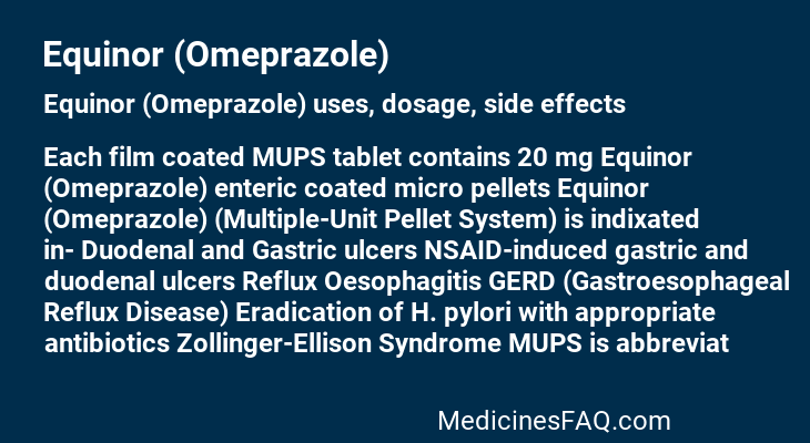 Equinor (Omeprazole)