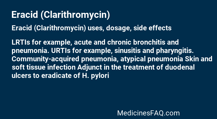 Eracid (Clarithromycin)