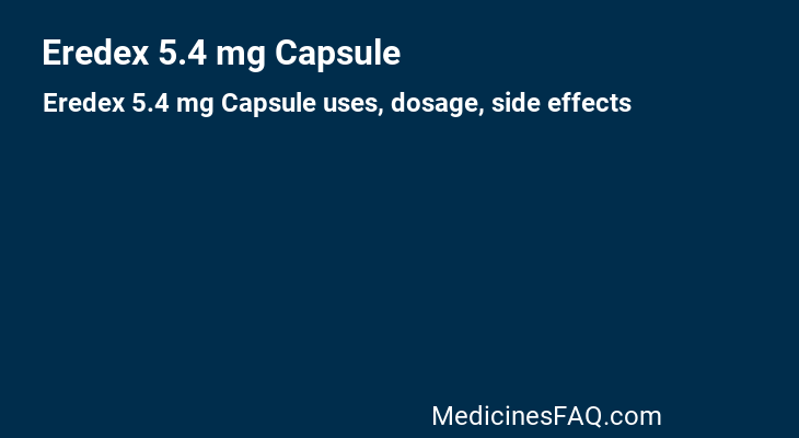 Eredex 5.4 mg Capsule