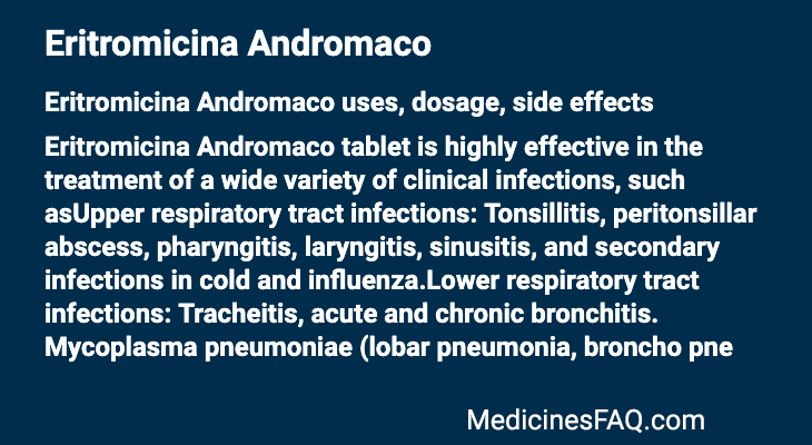 Eritromicina Andromaco