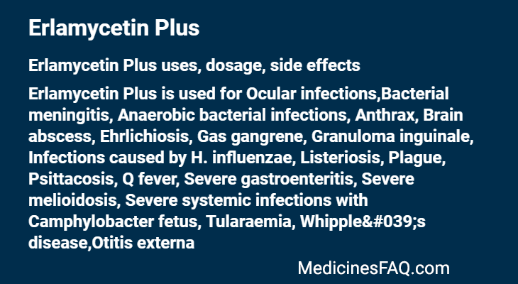 Erlamycetin Plus