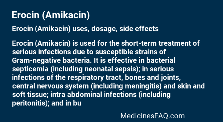 Erocin (Amikacin)