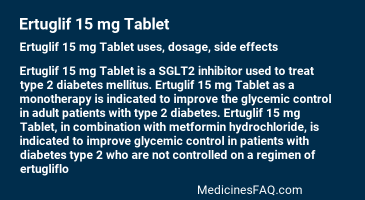 Ertuglif 15 mg Tablet