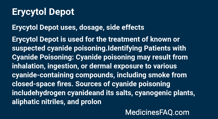 Erycytol Depot