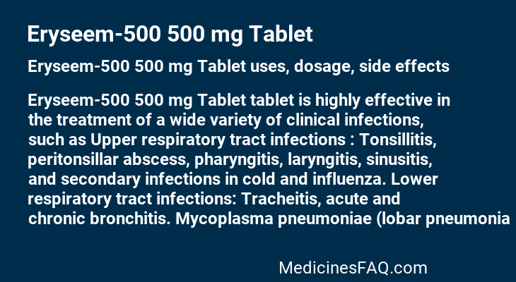 Eryseem-500 500 mg Tablet