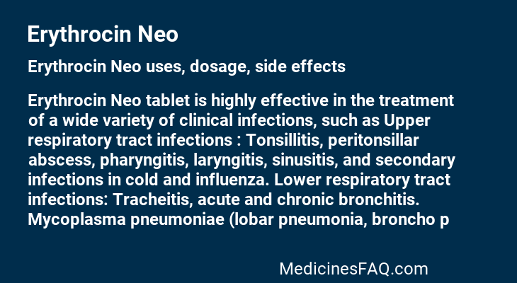 Erythrocin Neo