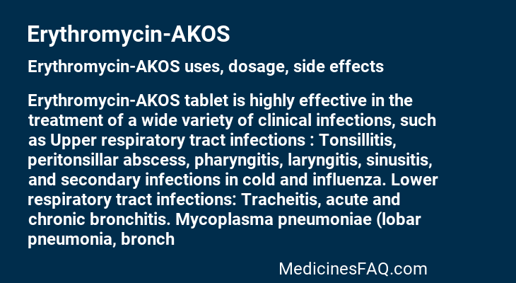 Erythromycin-AKOS