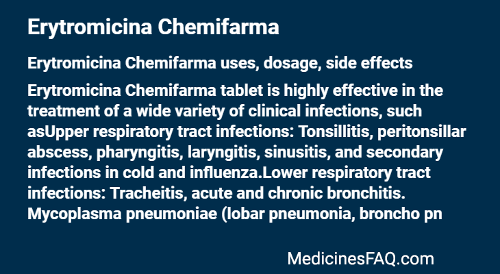 Erytromicina Chemifarma