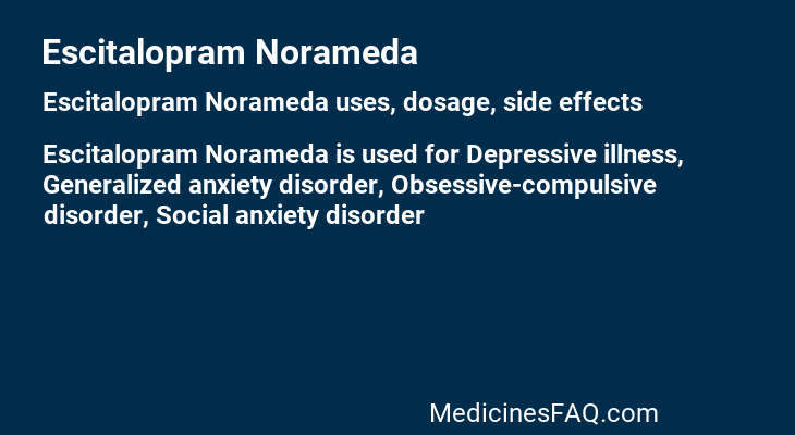 Escitalopram Norameda