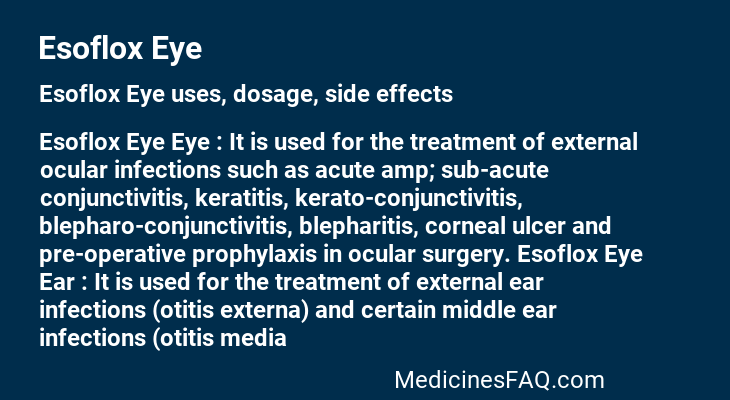 Esoflox Eye