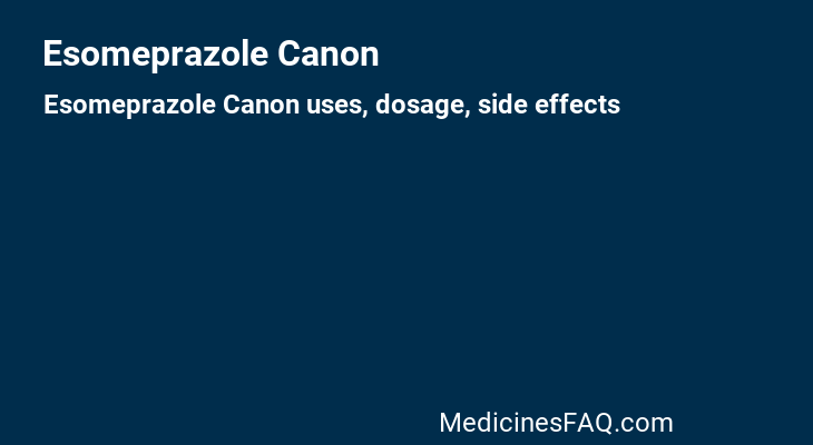 Esomeprazole Canon