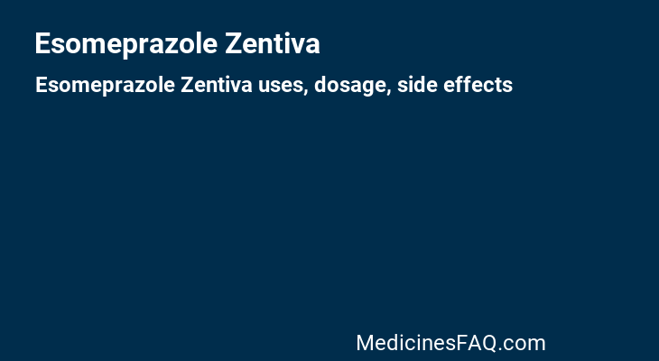 Esomeprazole Zentiva