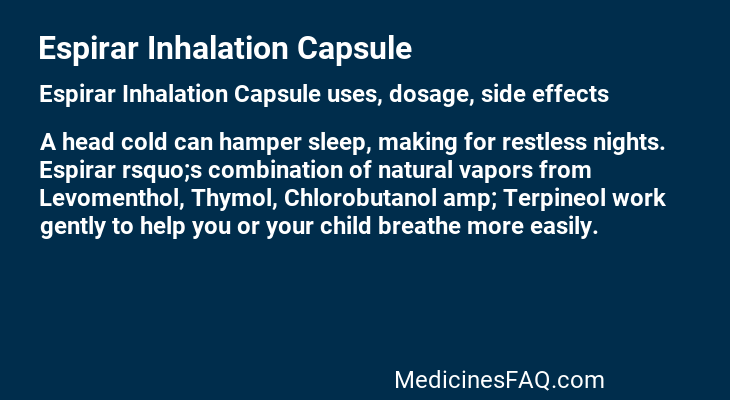 Espirar Inhalation Capsule