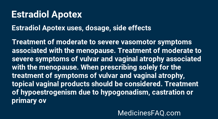 Estradiol Apotex
