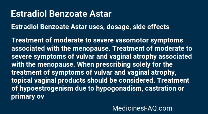 Estradiol Benzoate Astar