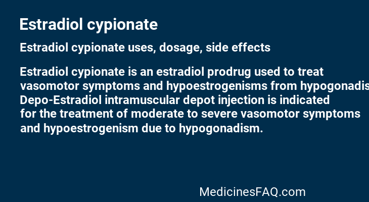 Estradiol cypionate