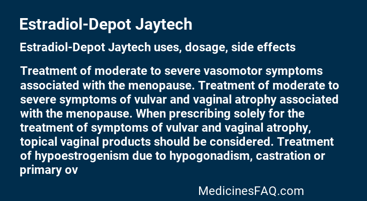 Estradiol-Depot Jaytech