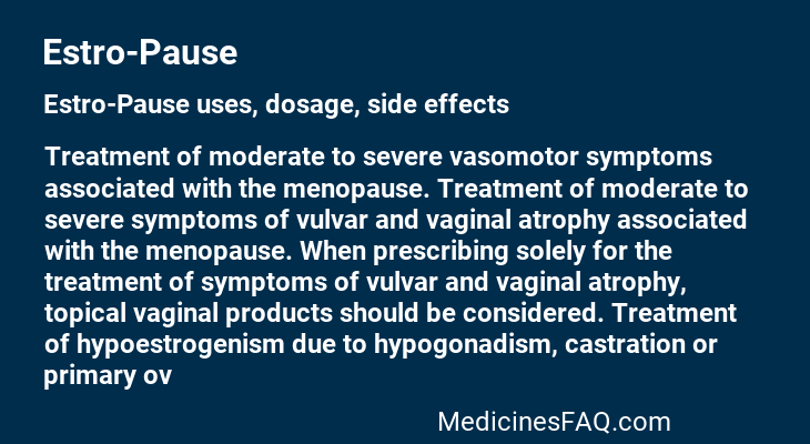 Estro-Pause