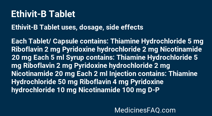 Ethivit-B Tablet