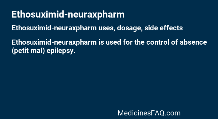 Ethosuximid-neuraxpharm