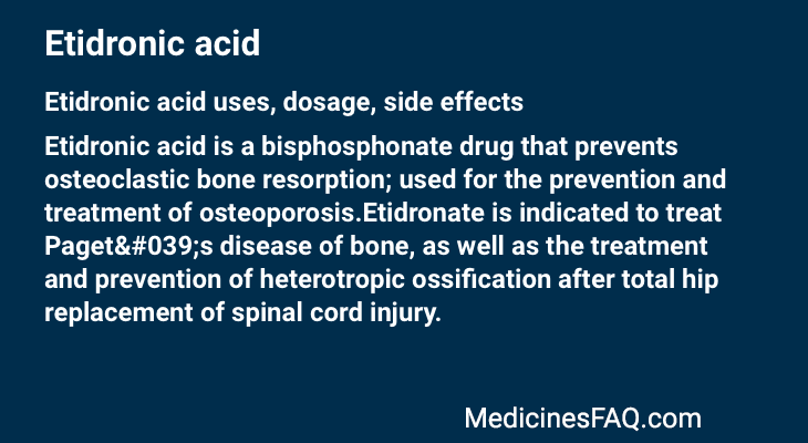 Etidronic acid