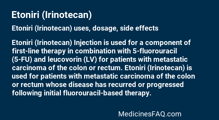 Etoniri (Irinotecan)