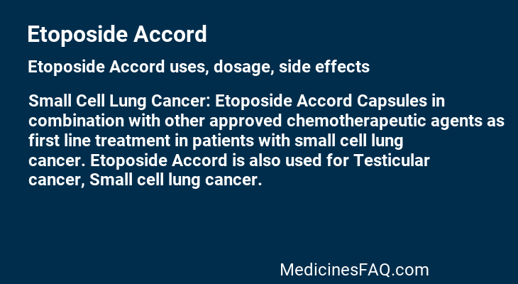 Etoposide Accord