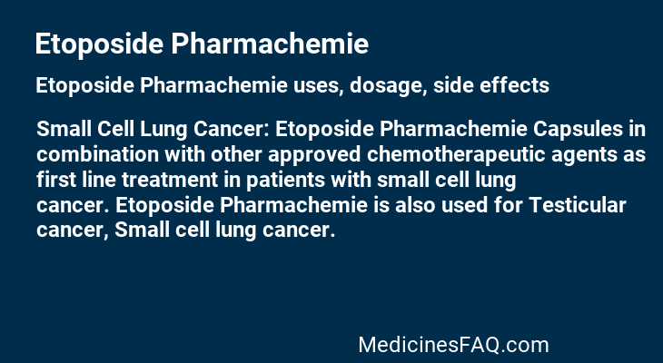 Etoposide Pharmachemie