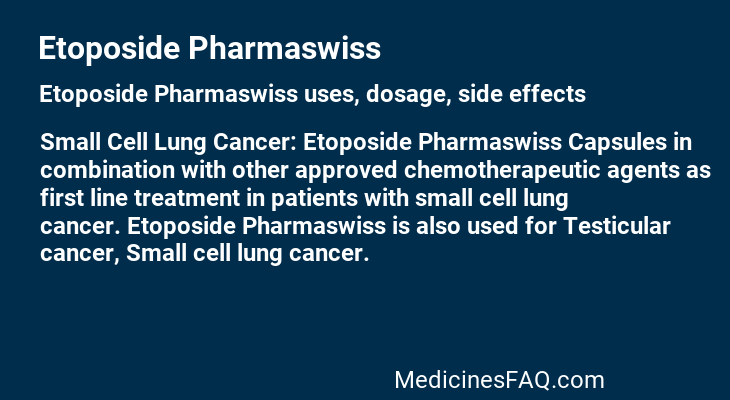 Etoposide Pharmaswiss