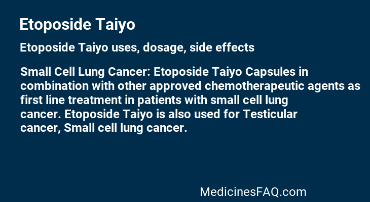 Etoposide Taiyo