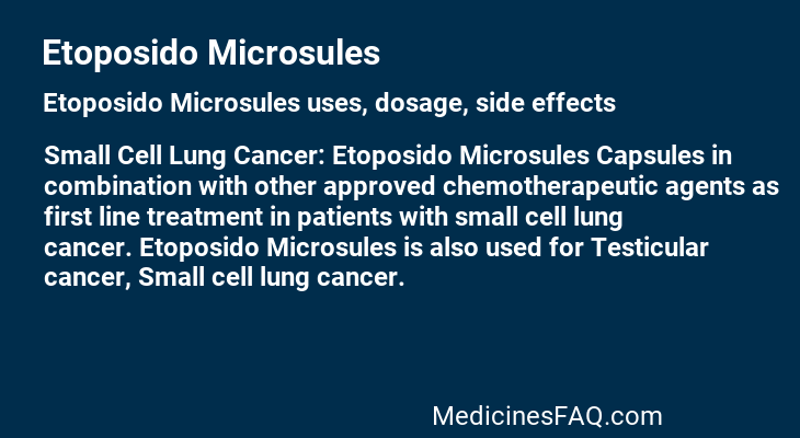 Etoposido Microsules