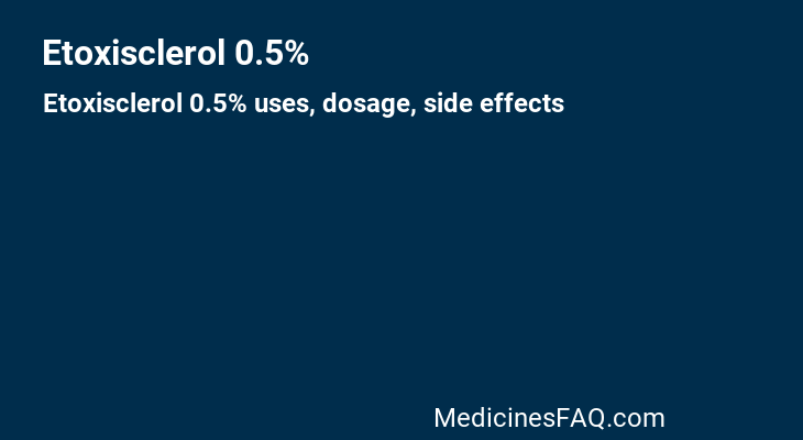 Etoxisclerol 0.5%