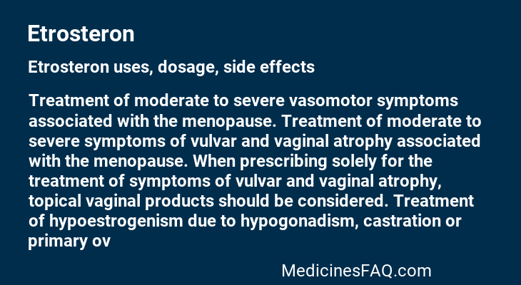 Etrosteron