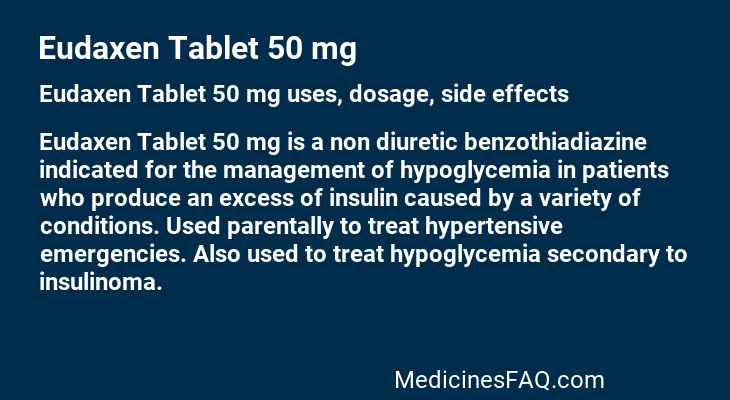 Eudaxen Tablet 50 mg