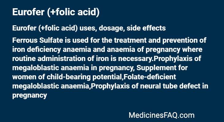 Eurofer (+folic acid)