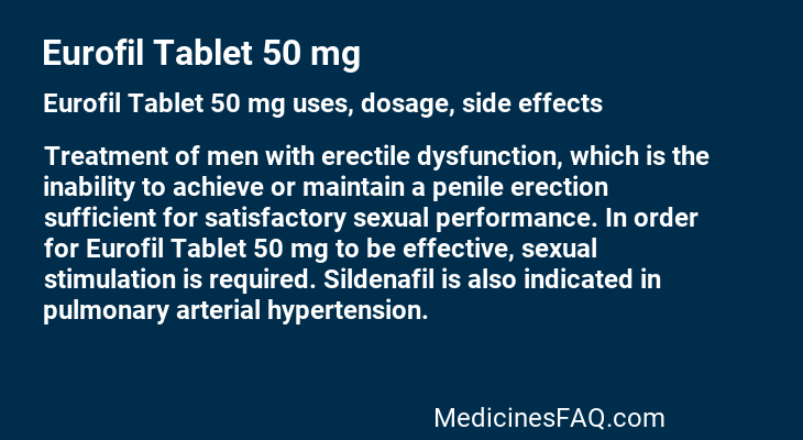 Eurofil Tablet 50 mg