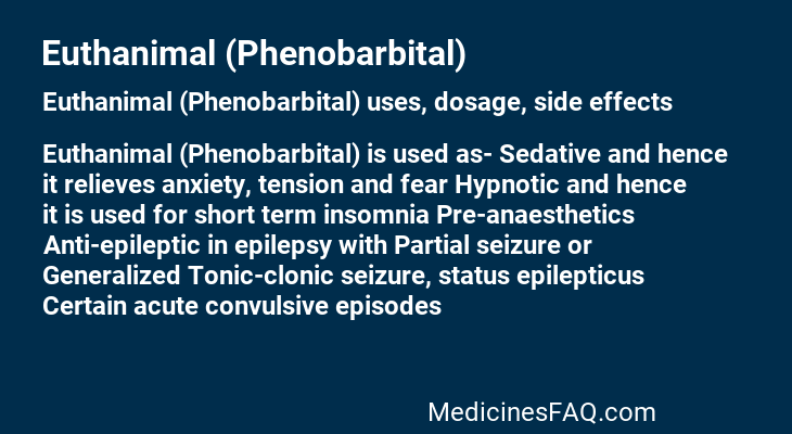 Euthanimal (Phenobarbital)