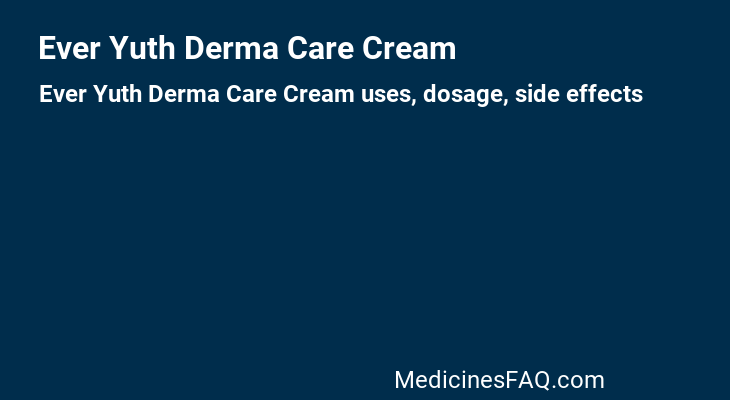 Ever Yuth Derma Care Cream