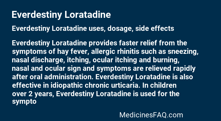 Everdestiny Loratadine