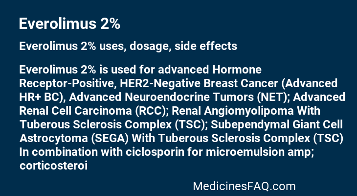 Everolimus 2%