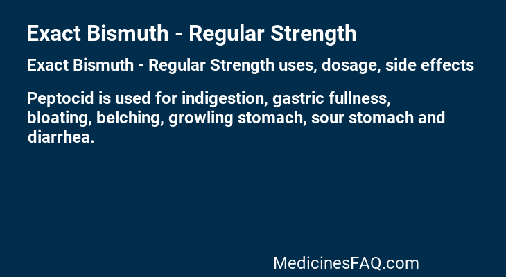 Exact Bismuth - Regular Strength