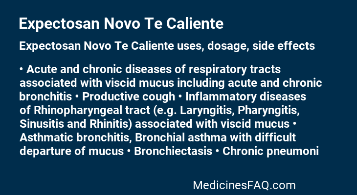 Expectosan Novo Te Caliente